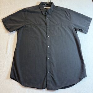 Calvin Klein Men's Black Button Down Shirt